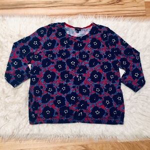 Abstract Floral Cardigan